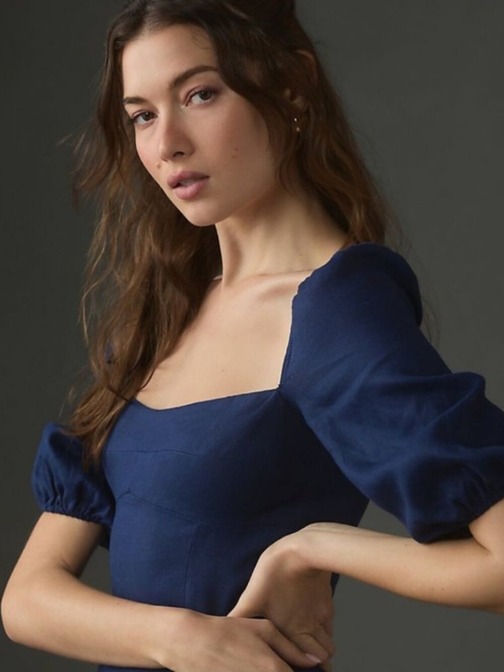 Reformation Belgium Linen Midi Dress - Picture 3 of 8